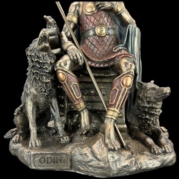 Статуэтка Скульптура Статуя СЕВЕРНЫЙ БОГ ОДИН СИДЯЩИЙ VERONESE WU69116A4