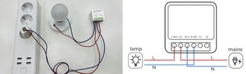 Контроллер освещения Tuya ZigBee для установки в стену, 230 В