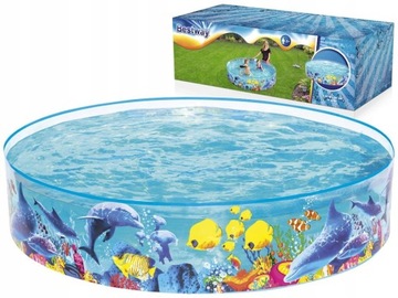 Расширительный бассейн 183х38см дельфины 533