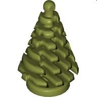 Lego 2435 rośliny choinka olive green