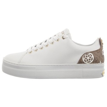 Buty Sneakersy Póółbuty Damskie Guess Gianele FLPGN4 ELE12 White Białe