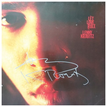 LENNY KRAVITZ Let Love Rule LP winyl oryginalny AUTOGRAF + CERTYFIKAT
