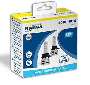 NARVA HIR2 x2 6500K RANGE PERFORMANCE LED ŻARÓWKI