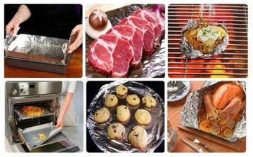 ФОЛЬГА АЛЮМИНИЕВАЯ ТОЛСТАЯ, ПРОЧНАЯ, 60 М, PACLAN