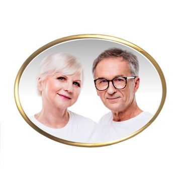 МОГИЛА ДЛЯ ФОТОГРАФИИ ОВАЛЬНАЯ ЦВЕТНАЯ ЗОЛОТАЯ РАМКА 5x7см