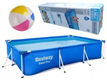 Basen Ogrodowy Na Stelażu Bestway 3x2m pilka Intex