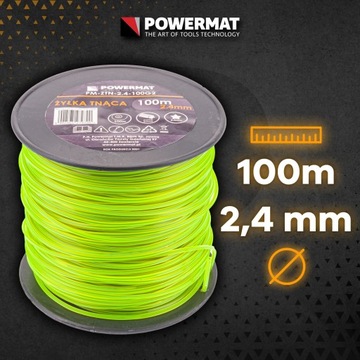 УСИЛЕННАЯ ЛЕСИЯ ДЛЯ РЕЗКИ МАСЛА С УСИЛЕННОЙ ПРОВОЛОКОЙ 2,4x100 м