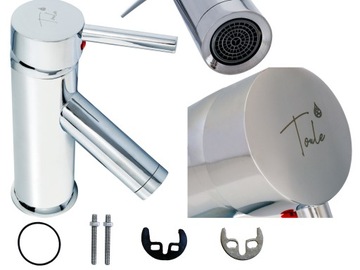 Kran do łazienki bateria umywalkowa chrom CE 17cm