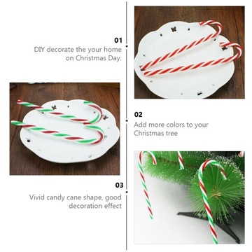 3x елочные украшения из леденцов