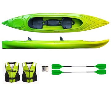 Zestaw Kajak Sprinter II+ Wiosło Kamizelka Etui