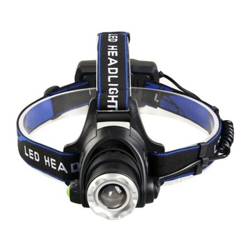 СВЕТОДИОДНАЯ ФАРА ZOOM CREE XML T6 ПИТАНИЕ ФАРЫ АККУМУЛЯТОР + ЗАРЯДНОЕ УСТРОЙСТВО