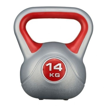 Kettlebell Odważnik Winylowy Hantla MASTER 14 kg