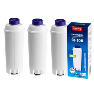3x FILTR WODY do DELONGHI DLSC002 SER3017 Filtr do ekspresu - COFFIX