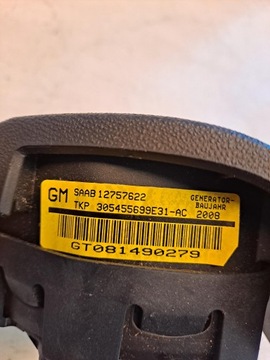 AIRBAG ULOŽENÍ ŘIDIČE SAAB 9-5 95 12757622