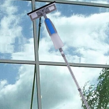 TELESKOPOWA MYJKA ŚCIĄGACZKA MYCIA OKIEN SZYB Z FUNKCJĄ SPRYSKIWANIA