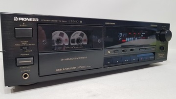 MAGNETOFON PIONEER CT-S410 / 3 GŁOWICE / SUPER AUTO BLE / AUDIOSHOCK