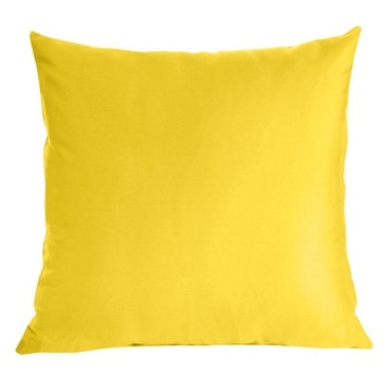 Poszewka na poduszkę 40x40cm 100% bawełna satynowa JASIEK żółta