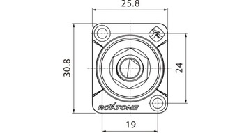 Стереоразъем RJ3FD-2