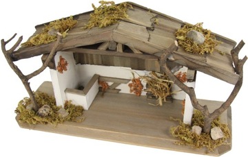 Szopka Bożonarodzeniowa 30x10x15cm do figur 5-9cm