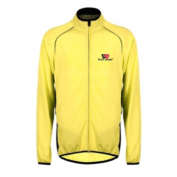 Kurtka rowerowa wiatrówka rowerowa,żółty,3XL