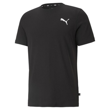 Męska Koszulka ESS SMALL LOGO TEE PUMA BLACK-CAT S