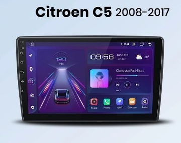 Radio ANDROID CITROEN C5 8/256Gb GPS WiFi