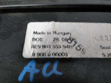 8E9863553 ROLETA KUFRU AUDI A4 B6 B7 AVANT