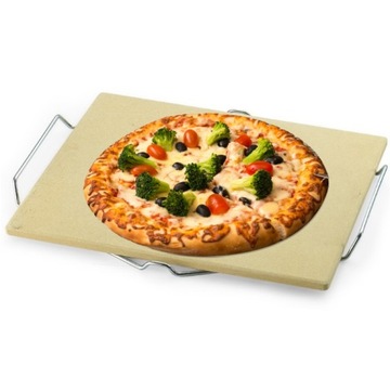 KAMIEŃ DO PIECZENIA PIZZY CHLEBA STOJAK PIZZA 33cm