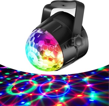ПРОЕКТОР DISCO BALL, СВЕТОДИОДНЫЙ ОТРАЖАТЕЛЬ RGB DISCO BALL