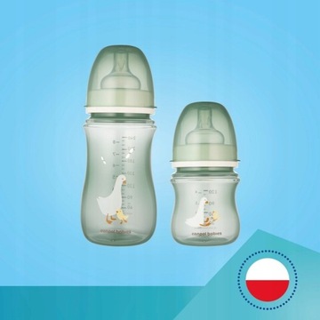CANPOL ANTI-COLIC BOTTLE PP EASYSTART 120ML GOOSE Гусь + соска 0м+