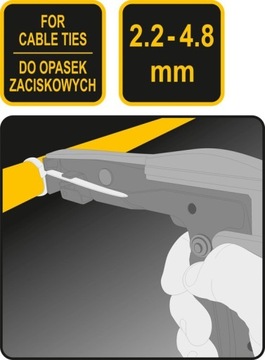 Щипцы для кабельных стяжек 2,2-4,8 мм