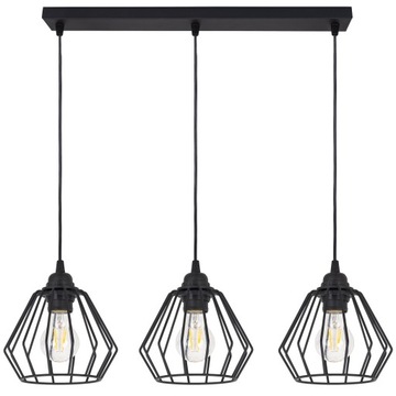 LAMPA WISZĄCA PODŁUŻNA DIAMENT BRYLANT LOFT LED