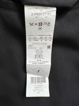 Мужские брюки EMPORIO ARMANI со стрелкой, 100% шерсть, размер М