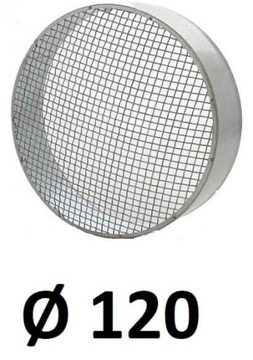 Zaślepka z siatką ocynkowana 120 mm