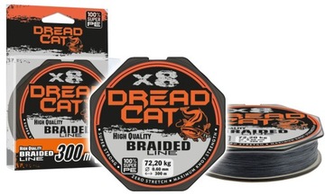 PLECIONKA DREAD CAT X8 BLACK 0,30/300m /38,40kg