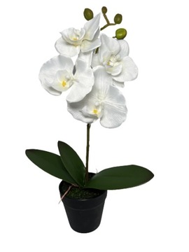 STORCZYK W DONICZCE SZTUCZNY KWIAT JAK ŻYWY 38 cm