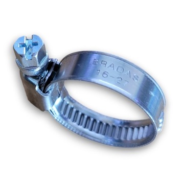 1x OPASKI ZACISKOWE ślimakowe CYBANTY ZACISKI metalowe SKRĘCANY 16-27mm
