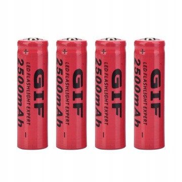 'BATTERY REPLACEMENT 14500 2500MAH RED