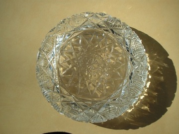 Пепельница, большая хрустальная пепельница.