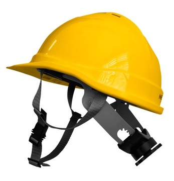Каска, каска строительная по охране труда, светло-желтая, NEO