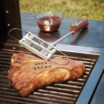 STEMPEL do znakowania do mięs burgerów ŻELAZKO BBQ