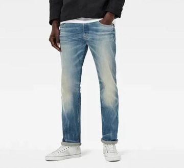 Y1902 spodnie JEANSY G-Star Raw 3301 LOOSE 28/30