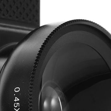 Объектив камеры телефона, широкоугольный макрозажим на телефонах