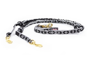 MANMAT SNAP BUNGGE LINE ДЛЯ ДВУХ СОБАК, СИНИЙ