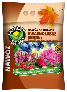 NAWÓZ JESIENNY DO borówki wrzosów azalii hortensji 2 KG