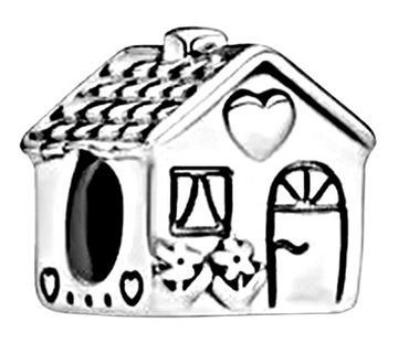 MD CHARMS home dom domek FAMILY rodzina | S925