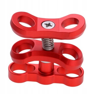 Зажим для фонаря для дайвинга - красный