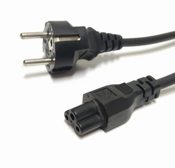 Oryginal kabel koniczynka C5, 1.8m, 1.6A z Niemiec