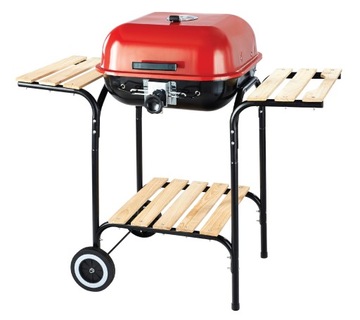 ACTIVA GRILL OGRODOWY WĘGLOWY 3 PÓŁKI POKRYWA
