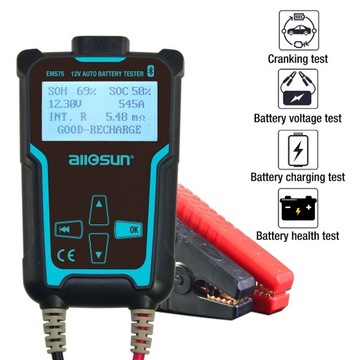 Tester analizator akumulatorów 12/24 V 2000 CCA